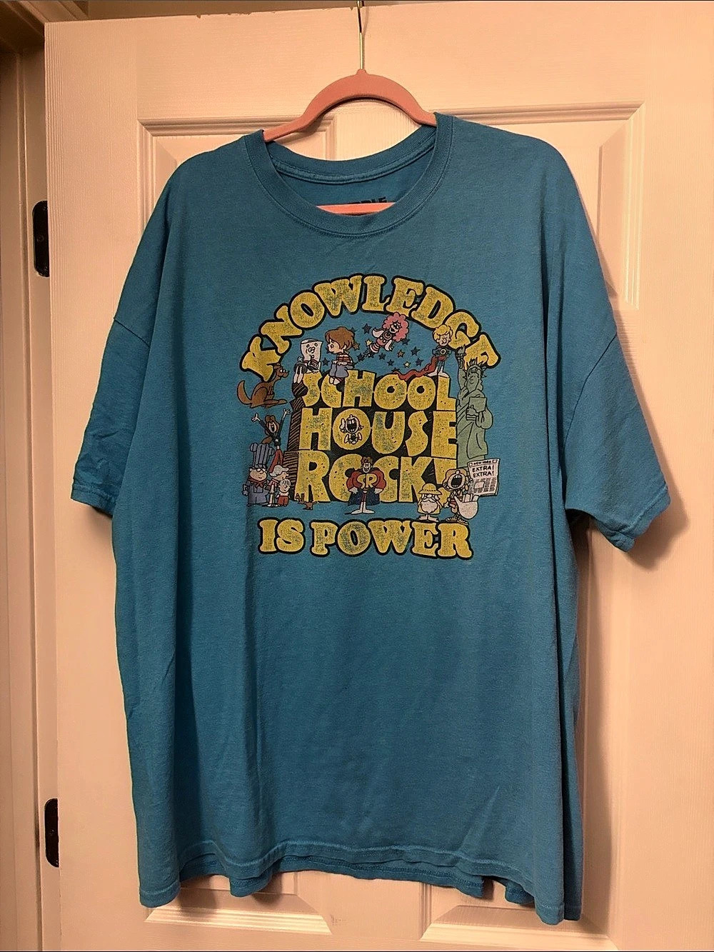 Ripple Junction Schoolhouse Rock Knowledge Is Power T-Shirt Graphic Short Sleeve